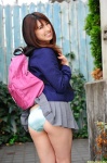 ass backpack bikini_bottom blazer blouse dgc_0894 kitatani_yuri pleated_skirt school_uniform skirt swimsuit rating:Safe score:5 user:nil!