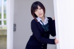 blouse bowtie cardigan minatsuki_naru pleated_skirt skirt rating:Safe score:0 user:pixymisa
