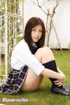 blouse costume kneesocks pleated_skirt school_uniform skirt togashi_azusa rating:Safe score:1 user:nil!