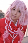 blazer blouse bowtie cosplay guilty_crown hair_ties pink_hair school_uniform twintails yui_(ii) yuzuriha_inori rating:Safe score:0 user:pixymisa