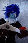 armband blue_hair cifer cosplay crossplay pop'n_music smile rating:Safe score:0 user:Log