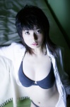 bed bikini blouse cleavage ns_eyes_225 oami_amiko open_clothes swimsuit rating:Safe score:0 user:nil!