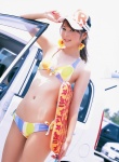 baseball_cap bikini bodyboard sasaki_nozomi side-tie_bikini swimsuit rating:Safe score:1 user:nil!