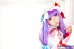 cosplay dress hat patchouli_knowledge purple_hair robe saku sweet_garden touhou rating:Safe score:0 user:nil!