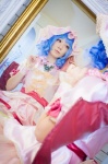 blue_hair cosplay dress hat maropapi mirror remilia_scarlet touhou touhou_ningyou_fuminori_shirizu_2 wings rating:Safe score:0 user:nil!