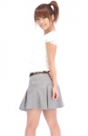 pleated_skirt side_ponytail skirt sugiyama_megumi tshirt rating:Safe score:0 user:nil!
