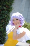 choker cosplay creamy_mami dress mahou_no_tenshi_creamy_mami morisawa_yu purple_hair raini rating:Safe score:1 user:pixymisa