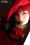 angelina_durless boa choker cosplay elbow_gloves gloves gown hat kuroshitsuji madam_red ondine red_eyes red_hair tiered_skirt rating:Safe score:0 user:pixymisa