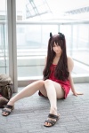 camisole cosplay fate/series fate/stay_night hairbows shorts tohsaka_rin twintails unasuke rating:Safe score:4 user:nil!
