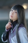 akemi_homura blouse cosplay hairband mashiro_ayaki puella_magi_madoka_magica rating:Safe score:0 user:nil!
