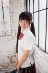 blouse bookbag izumi_hiyori pleated_skirt school_uniform skirt twintails rating:Safe score:1 user:nil!