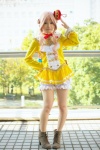 atelier_meruru blonde_hair bow cosplay crown dress merurulince_rede_arls miho pettipants rating:Safe score:0 user:pixymisa