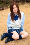 blouse costume kneesocks pleated_skirt school_uniform shirakawa_yuuna skirt sweater_vest rating:Safe score:0 user:nil!