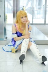 blonde_hair boots cosplay hoshii_miki idolmaster pleated_skirt shimotsuki_sato skirt tank_top rating:Safe score:0 user:nil!