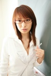 blouse cardigan classroom glasses pointer yamamoto_azusa rating:Safe score:1 user:nil!