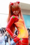 bodysuit cosplay hair_pods iiniku_ushijima neon_genesis_evangelion plugsuit red_hair soryu_asuka_langley twintails rating:Safe score:1 user:pixymisa