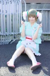 aihara_sakuto animal_ears apron cosplay dog_ears sengoku-shi socks unose_yuzu yukata rating:Safe score:0 user:nil!