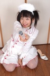 cosplay dress matsunaga_ayaka nurse nurse_cap nurse_uniform original petit_cos2 thighhighs twintails rating:Safe score:0 user:nil!