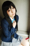akiyama_mio blazer blouse cosplay k-on! pleated_skirt school_uniform skirt yukino_koro rating:Safe score:0 user:nil!