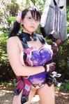 cattleya chouzuki_maryou cosplay glasses gloves hair_flower panties queen's_blade sword rating:Safe score:0 user:mock