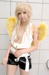 benten blonde_hair cosplay halter_top naka_aru shorts wings zone-00 rating:Safe score:0 user:nil!