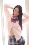 blouse dgc_0948 hoshino_tomoyo open_clothes pleated_skirt school_uniform skirt rating:Safe score:1 user:nil!