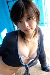 bed bikini blouse cleavage dgc_0259 nakamata_reina open_clothes swimsuit rating:Safe score:0 user:nil!