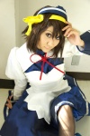 apron cosplay dress hairband hair_ribbons mushi pantyhose suzumiya_haruhi suzumiya_haruhi_no_yuuutsu waitress waitress_uniform rating:Safe score:0 user:nil!