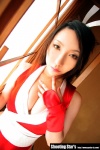 cleavage cosplay gauntlets hairbow kimono king_of_fighters kunoichi saku shiranui_mai rating:Safe score:0 user:nil!