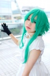 cosplay dress fingerless_gloves gloves green_hair gumi meene vocaloid rating:Safe score:2 user:pixymisa