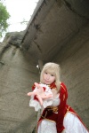 blonde_hair braid cosplay dress fate/series fate/stay_night kamui_arisa red_moon saber rating:Safe score:0 user:nil!