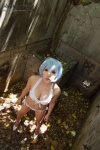 ayanami_rei bikini blue_hair cleavage cosplay neon_genesis_evangelion saku side-tie_bikini swimsuit white_end_type_zero rating:Safe score:0 user:nil!