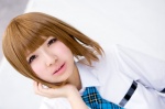blouse cosplay hagiwara_yukiho idolmaster school_uniform takanashi_maui tie rating:Safe score:0 user:pixymisa