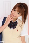 blouse bookbag haruna_megumi ponytail rq-star_466 school_uniform sweater_vest rating:Safe score:0 user:nil!