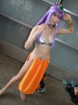 bikini cosplay dragon_quest dragon_quest_iv meena pantyhose purple_hair swimsuit tachibana_ren tiara rating:Safe score:0 user:nil!