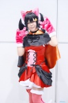 animal_ears cape cat_ears cosplay dress koyuki_(ii) love_live!_school_idol_project paw_gloves red_legwear tail thighhighs twintails yazawa_niko zettai_ryouiki rating:Safe score:0 user:nil!