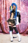 blue_hair boots cosplay dizzy garters guilty_gear kabura_hitori midriff pantyhose thighhighs twintails underboob rating:Safe score:0 user:nil!