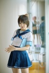 cosplay hairbow kipi love_plus pleated_skirt sailor_uniform school_uniform skirt takane_manaka rating:Safe score:2 user:nil!