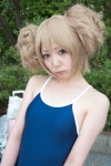 aisaka_taiga blonde_hair cosplay hair_buns koyomi school_swimsuit swimsuit toradora! rating:Safe score:1 user:pixymisa