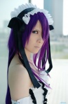 corset cosplay detached_sleeves hairband ikkitousen kanu_unchou purple_hair ryuuna rating:Safe score:0 user:nil!