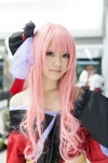 blue_eyes cosplay hairbow harumiya_yun megurine_luka pink_hair robe vocaloid rating:Safe score:0 user:pixymisa