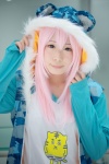 coat cosplay hood nitro_super_sonic pink_eyes pink_hair setsuno super_soniko tshirt rating:Safe score:0 user:pixymisa