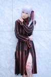 cosplay dress fate/series fate/stay_night hair_ribbons matou_sakura pantyhose purple_hair ryuuna striped rating:Safe score:0 user:xkaras