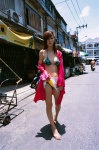 bikini butterfly close-up hoshino_aki market miniskirt open_robe robe skirt skirt_lift swimsuit rating:Safe score:0 user:nil!