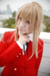 aisaka_taiga blazer blonde_hair blouse cosplay ibara school_uniform toradora! rating:Safe score:0 user:nil!