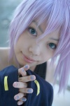 cosplay kaieda_kae purple_hair rosario+vampire shirayuki_mizore tank_top rating:Safe score:0 user:nil!