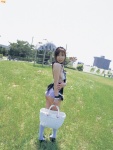 apron ass bikini_top costume fukunaga_china hairband kneesocks shorts swimsuit rating:Safe score:2 user:nil!