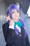 blazer blouse cosplay love_live!_school_idol_project purple_hair reiya school_uniform toujou_nozomi twintails rating:Safe score:0 user:nil!