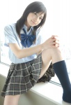 blouse bwh_143 costume ishii_kaori kneesocks pleated_skirt school_uniform skirt rating:Safe score:1 user:nil!
