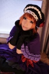 bed cosplay dress eva_beatrice gloves hat orange_hair petticoat saku shawl umineko_no_naku_koro_ni rating:Safe score:0 user:nil!